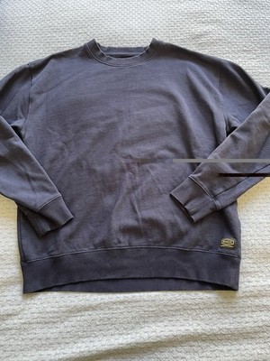RVCA Dayshift Crew Neck Sweatshirt Black Size Small