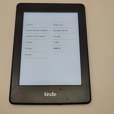 Amazon Kindle Paperwhite 6th Generation 2gb, Black - Poor Condition