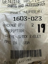 1603-023 R/b 3604-594 Arctic Cat Shock Eyelet Axle PACK OF 2 New Oem