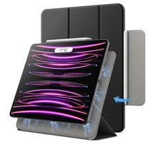 JETech Magnetic Case for iPad Pro 12.9 Inch 2022/2021/2020/2018 (3rd - 6th Gen)