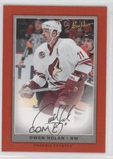 2006-07 Upper Deck Bee Hive Red Facsimile Signature Owen Nolan #26 1p0