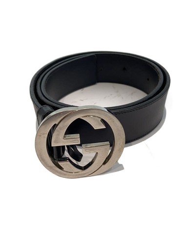 GUCCI Belt/-/BLK/plain/men's