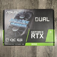 New Asus Dual OC Nvidia GeForce RTX 3050 6GB GDDR6 OC Edition Ampere Arch