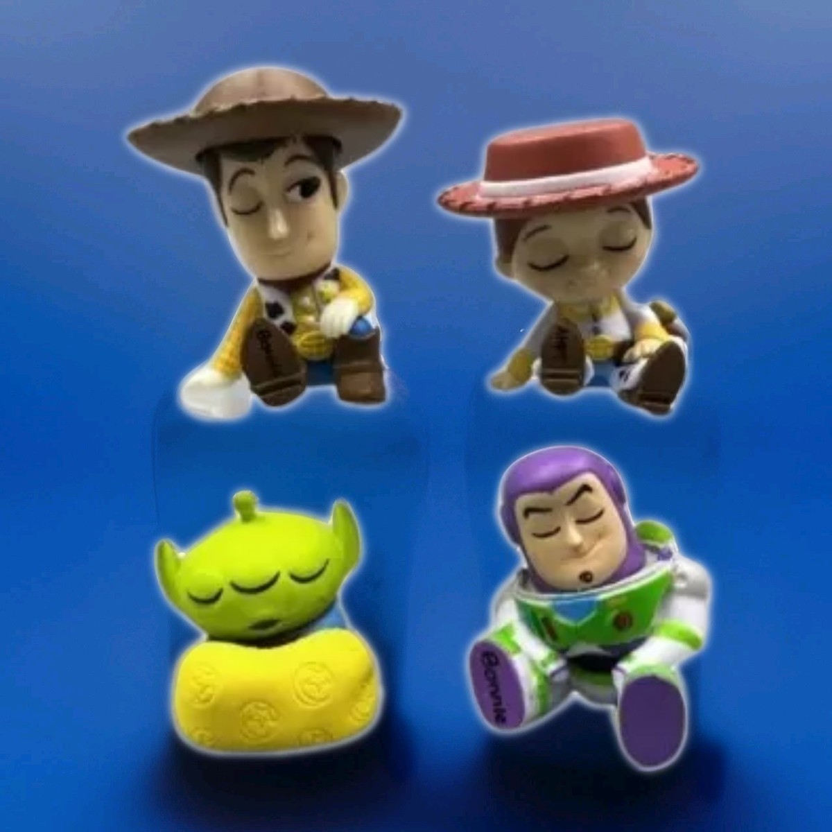 Takara Tomy Toy Story Sleeping Figures Buzz, Woody, Jessie and Toy
