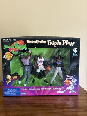 1996 Michael Jordan Space Jam Movie Triple Play Box Set