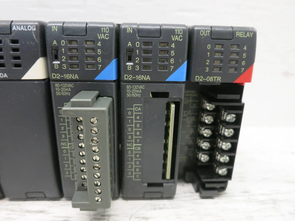 Direct Logic 205 PLC Rack D2-06B-1 PS D2-260 DL260 CPU I/O Modules Koyo Facts - Image 4 of 4