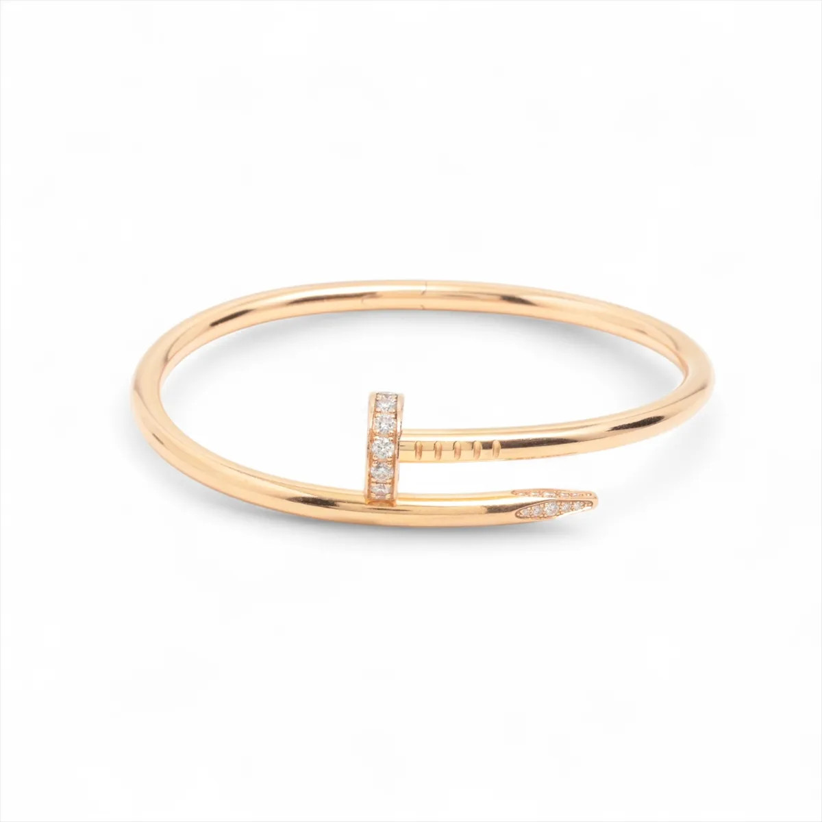Cartier Juste un Clou diamond Bracelet 750(PG) 30.1g 16