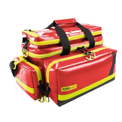 Notfall Sanitätstasche rot abwischbar PVC groß 28 Liter leer