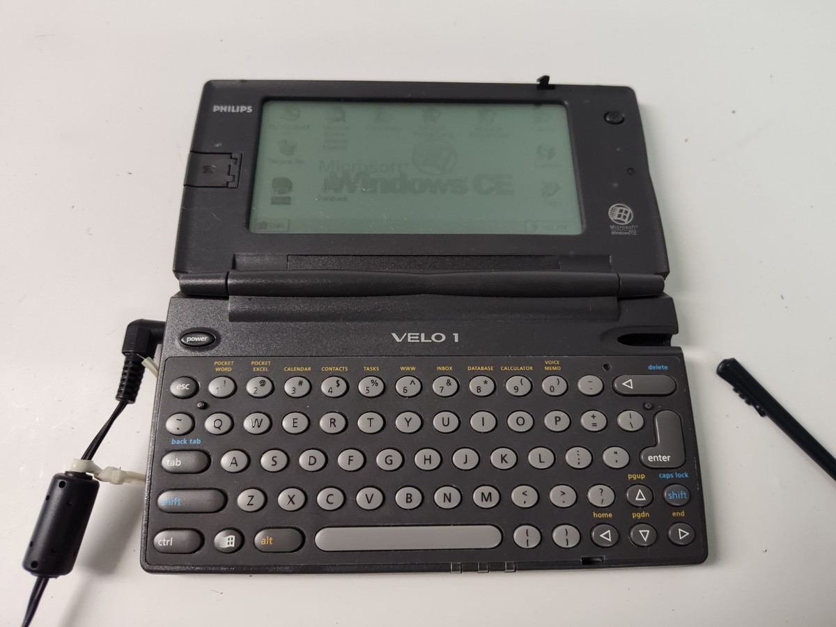 Philips Velo 1 Vintage Handheld Windows CE Pocket PC 4mb w/ POWER