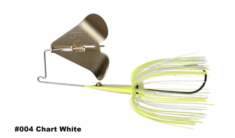 Teckel MAXQUEAKER 1/2oz #004 CHART WHITE Color Buzzbait Topwater Squeaky Dolphin - Image 2