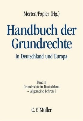 Handbuch der Grundrechte in Deutschland und Europa: Band II: Buch C.F. Müller