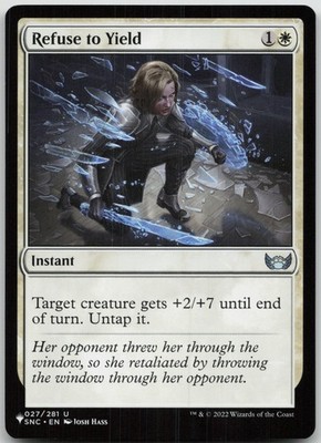 Refuse to Yield The List Reprints 027/281 NM U
