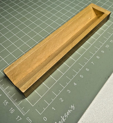 Wolf Production, Rolling V Tool [ Taschenformat: 3,5 cm breit x 14 cm lang ] Holz