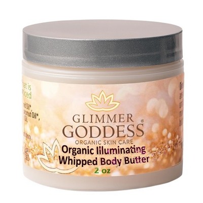 Glimmer Goddess Shimmer Body Butter Organic Whipped Shea Butter For Hydration