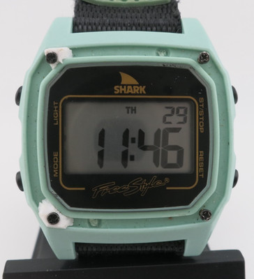 Damaged Freestyle Shark Clip Watch Pistachio Green  - 10014896 - New Battery