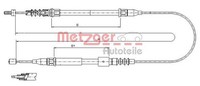Seilzug Feststellbremse Hinten Links Metzger 115769 FÜR Opel Feststellbremsseil