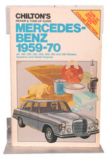 Mercedes Repair Manual 1959 1960 1961 1962 1963 1964 1965 1966 1967 1968 1969 