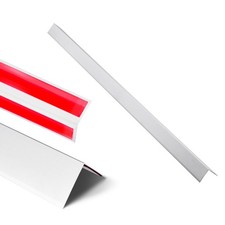 12 Pack L-Shape Edge Protector Aluminum Wall Corner Guard 2x2x48in