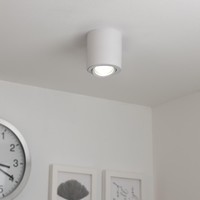 Led Aufbaustrahler Rund Schwenkbar GU10 5W Neutralweiß Weiß 230V