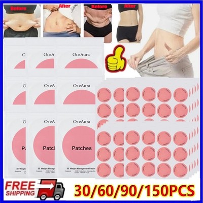 30-150 Pcs Slim Patch Weight Loss Slimming Diets Pad Detox Burn Fat Adhesive Aid