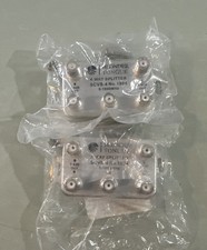 2x BLONDER TONGUE 4-WAY 5-1000MHZ CABLE TV SPLITTER SCVS-4 NO. 1904