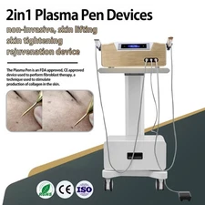 2 in 1 Plasma Ozone Eyelid Lift Acne Scars Wrinkles Removal Stand Plasma Machine
