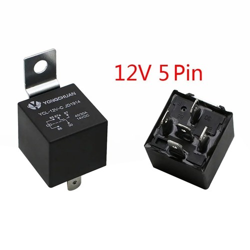 Relè auto impermeabile affidabile normalmente aperto bobina rame 12V 24V DC 40A - Foto 2 di 20