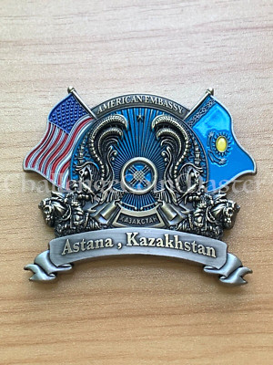 E98 Marine Security Guard Detachment Astana Kazakhstan Embassy Challenge Coin