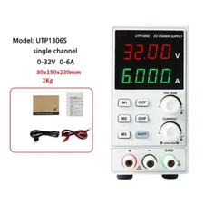 Digital Display Adjustable Single Channel DC Regulated Power Supply 0-32V 0-6A