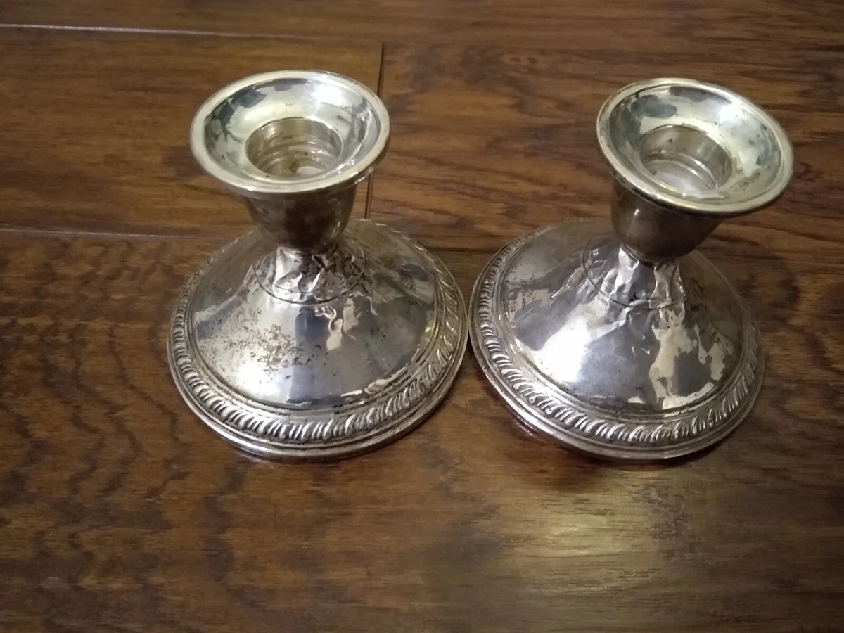 Crown sterling weighted candle best sale holders
