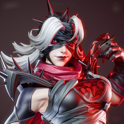 おちゃらけ ヴァリアレスマーズレッドVer. Marvel Rivals - Malice (SCALE RESIN 3D PRINTED figure statue GK