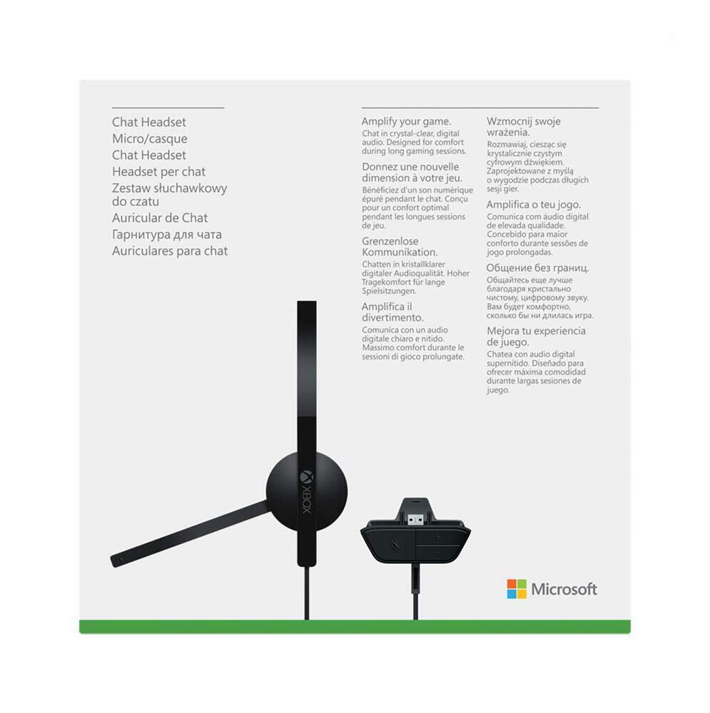 Microsoft Xbox One Wired Chat Headset 889842160208 eBay