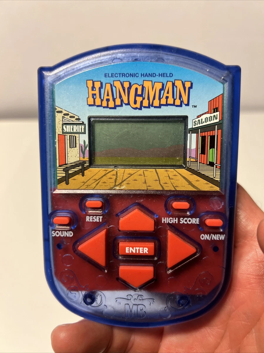 Hangman electronic cheap handheld game