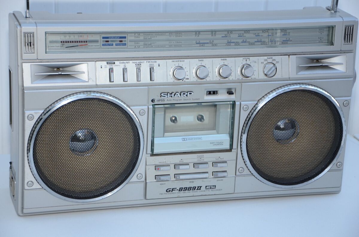 SHARP GF-8989II Boombox Ghetto Blaster Vintage Radio | eBay SHARP GF-8989II Boombox Ghetto Blaster Vintage Radio | eBay