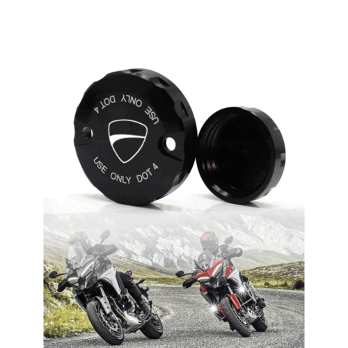 Brake Clutch Fluid Reservoir Cover For DUCATI Multistrada 1200/S DVT 1260/S V4/S - Picture 3 of 10