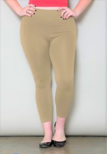 plus size nylon spandex leggings