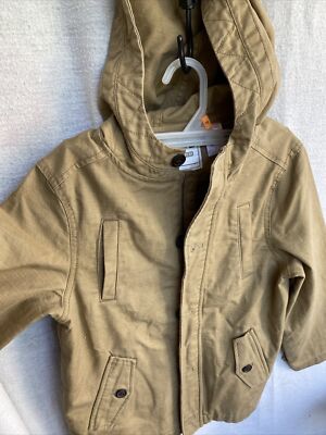 Gymboree Wilderness Club Heavy Canvas Barn Chore Ultility Jacket Med 16x22