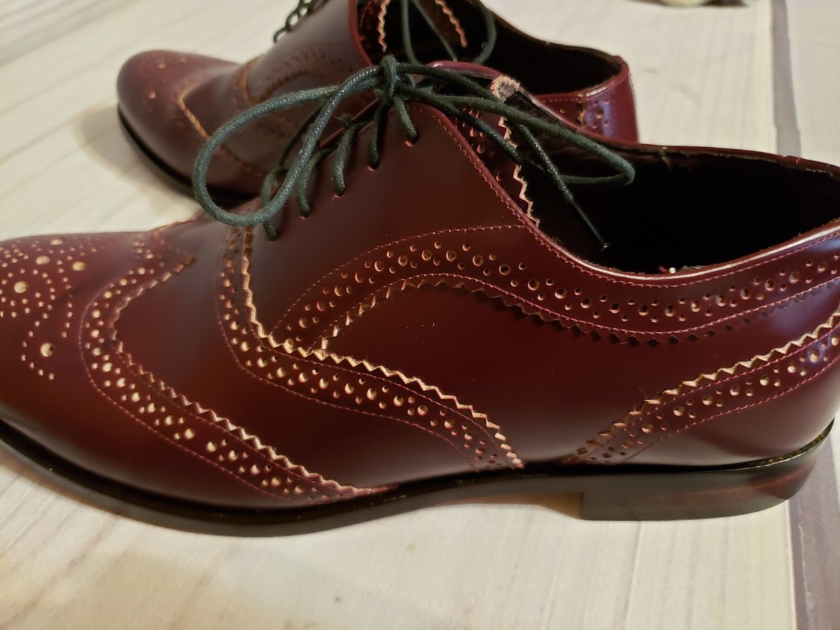Alan‎ Chan Couture Mens Shoes leather wing tip  sz9 LA- Chonky tabis. These Nate coded main image 3