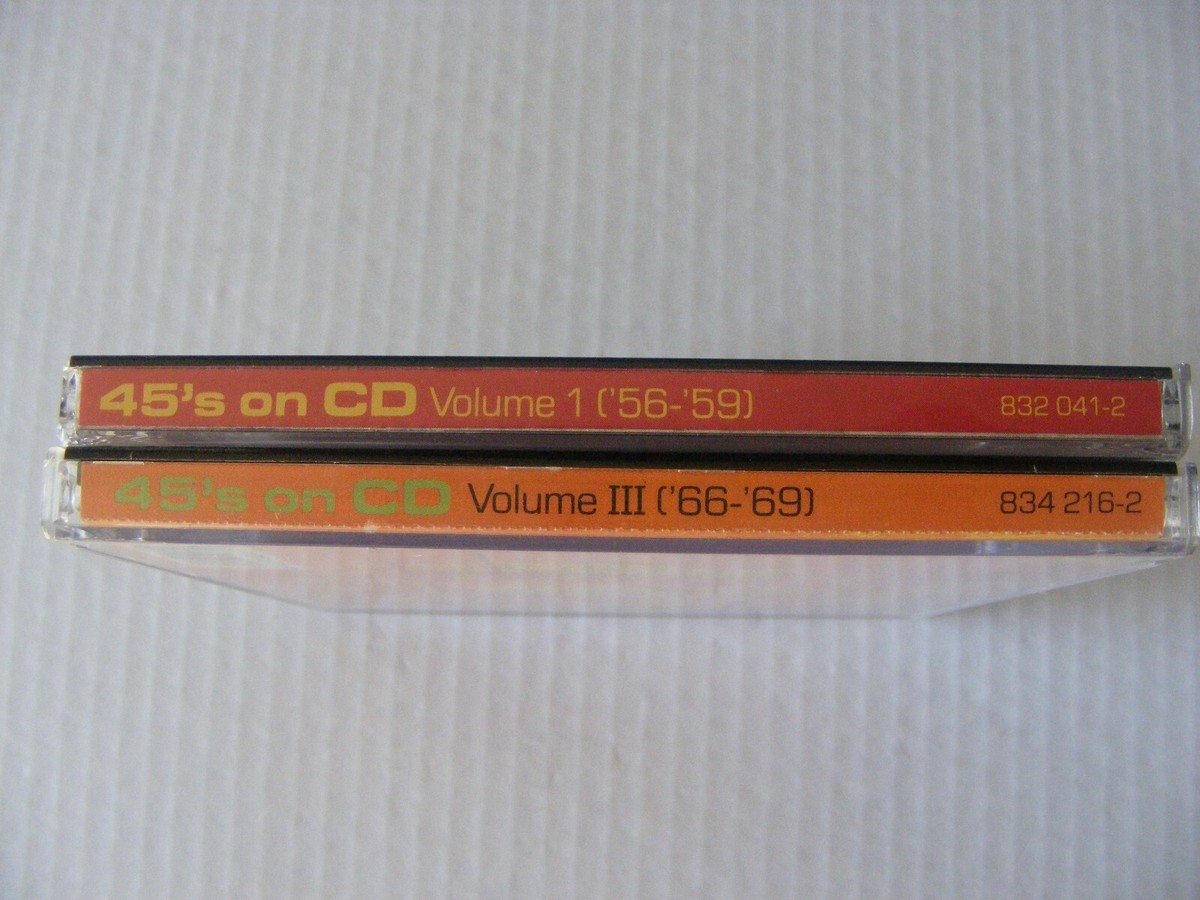 45's On CD Vol 1 56-59 1987 & Vol. III 66-69 1988. 2 CD's In