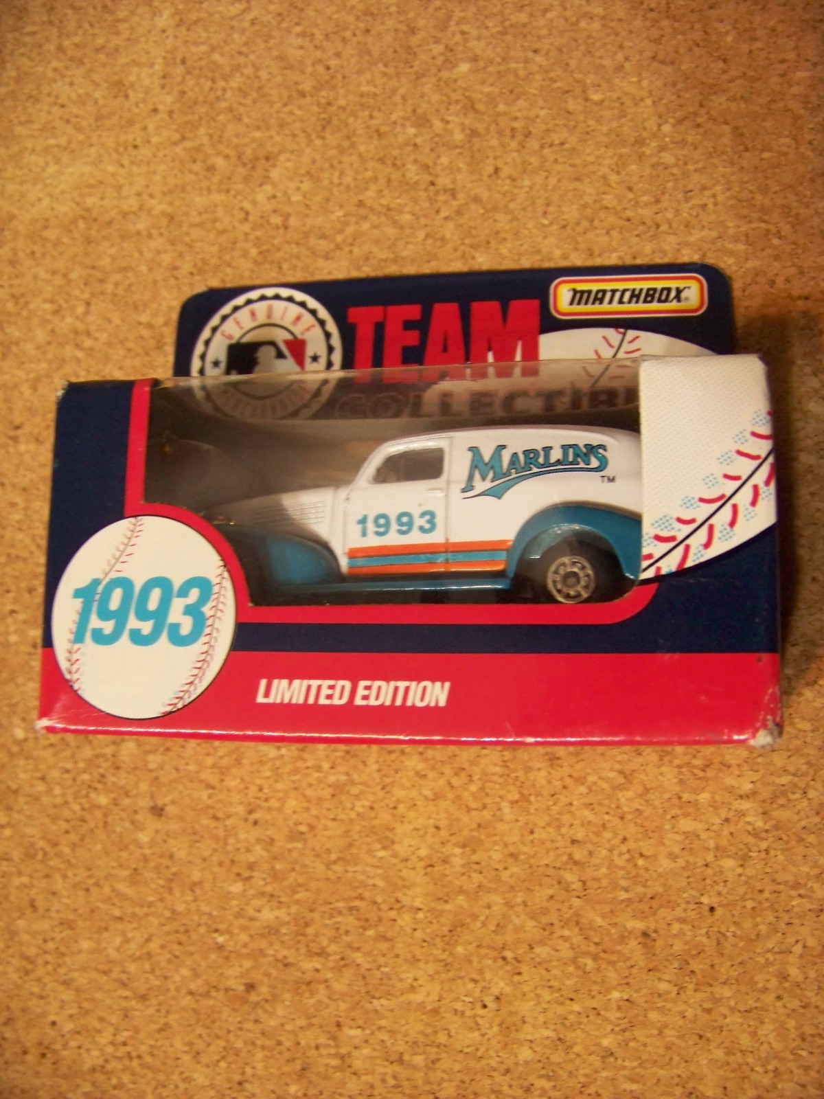 1993 Florida Marlins diecast truck 2nd in series die cast