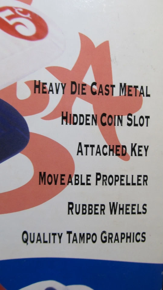 Pepsi-Cola Limited Edition Modified 1932 Stearman Die Cast Coin Bank ~ cool - Image 3 of 4