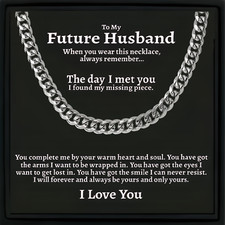 Gift for Future Husband Gift for Him Necklace for Boyfriend Gift for Man Wedding