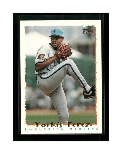 1995 Topps Yorkis Perez #600 card