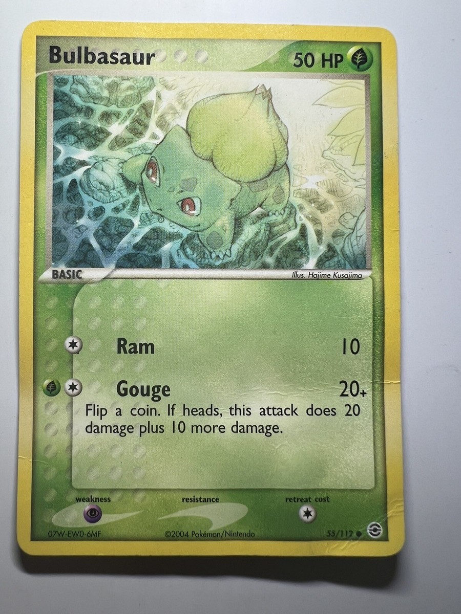 Bulbasaur 55/112 EX FireRed LeafGreen Common 2006 Nintendo Bulbasaur 55/112 EX FireRed LeafGreen Common 2006 Nintendo