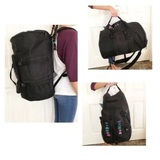 Official Taito Space Invaders Video Game Duffle Travel Bag Carry It 3 Ways