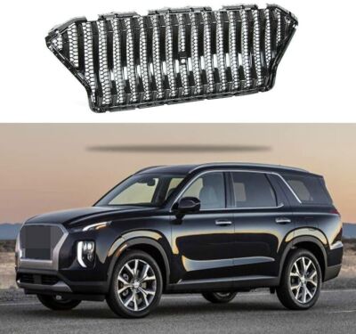 Alles schwarz Frontgrill Netzgrill passend für Hyundai Palisade 2020-2024