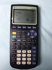 Texas Instruments TI-83 Graphing Calculator  Well Used Worn Off Lettering