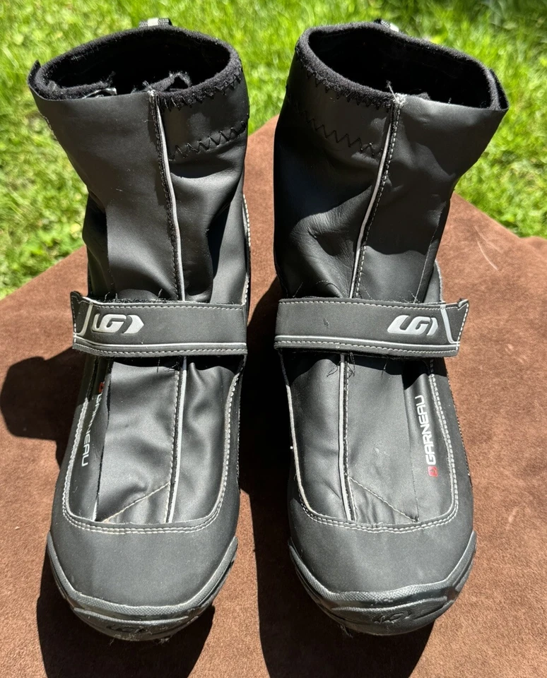 Louis Garneau Men’s Glacier Road Bike MTB Shoes Black Sz 43 8.5 Ergo Air SPD - Image 2 of 4