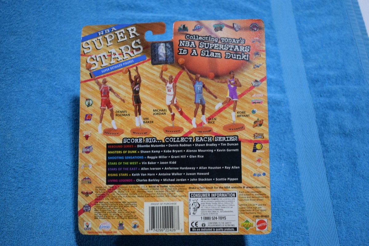 NBA SUPER STARS COURT COLLECTION ジョーダン Michael Jordan Mattel NBA Superstars Action Figure 1998