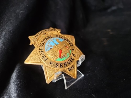 Original US Badge "Lieutenant" mit Hallmark "The Ed Jones Co. Oakland.Cal." - Bild 2 von 11